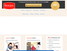 Tablet Screenshot of homecareassistancesanantonio.com